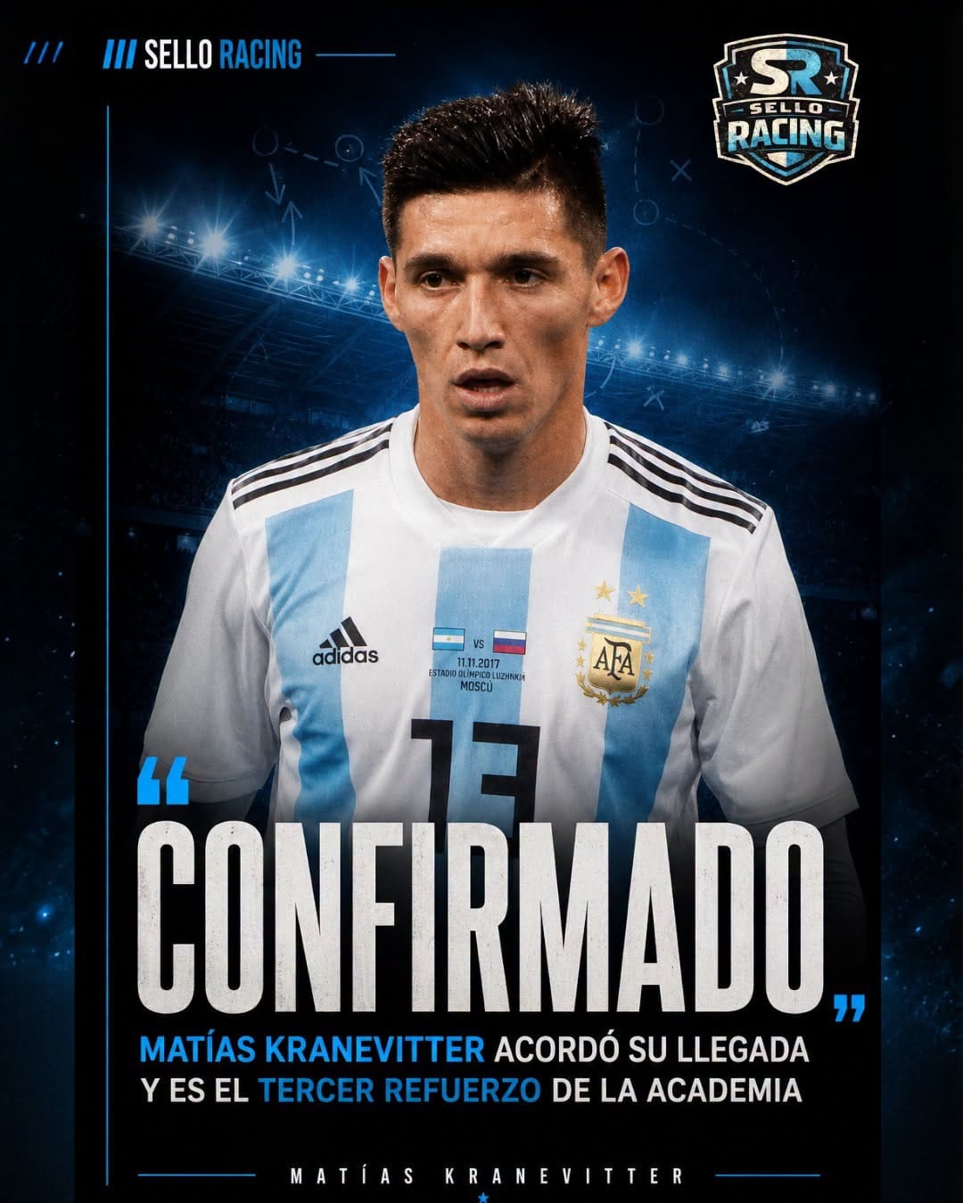 MATÍAS KRANEVITTER ES NUEVO REFUERZO DE RACING