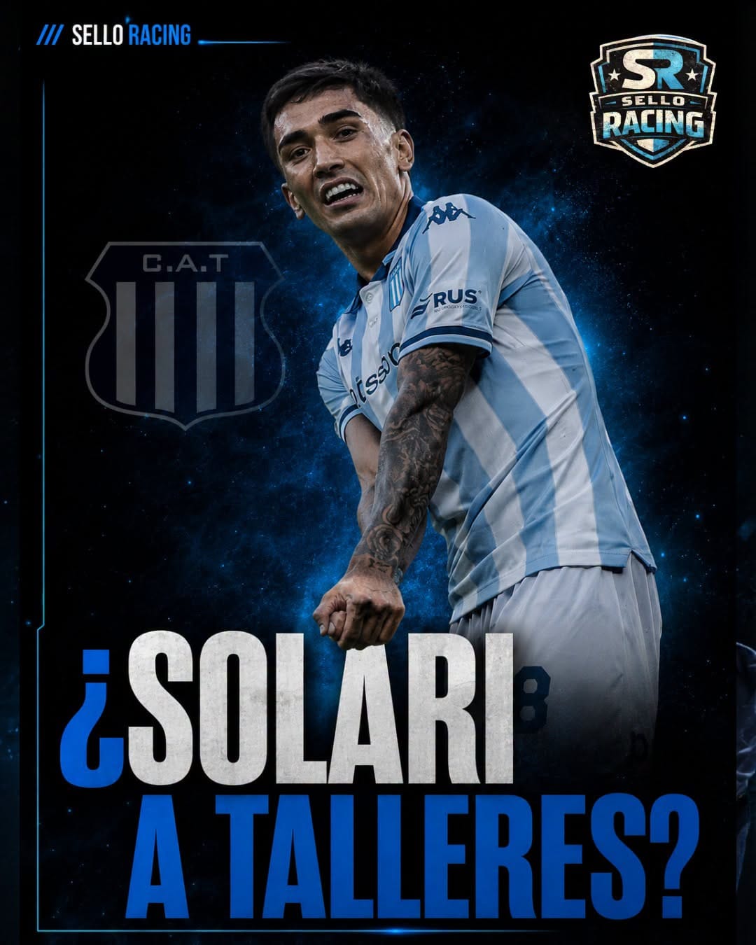 ¿Se va el Chino? Talleres avanza por Solari y toma fuerza la opción de un canje