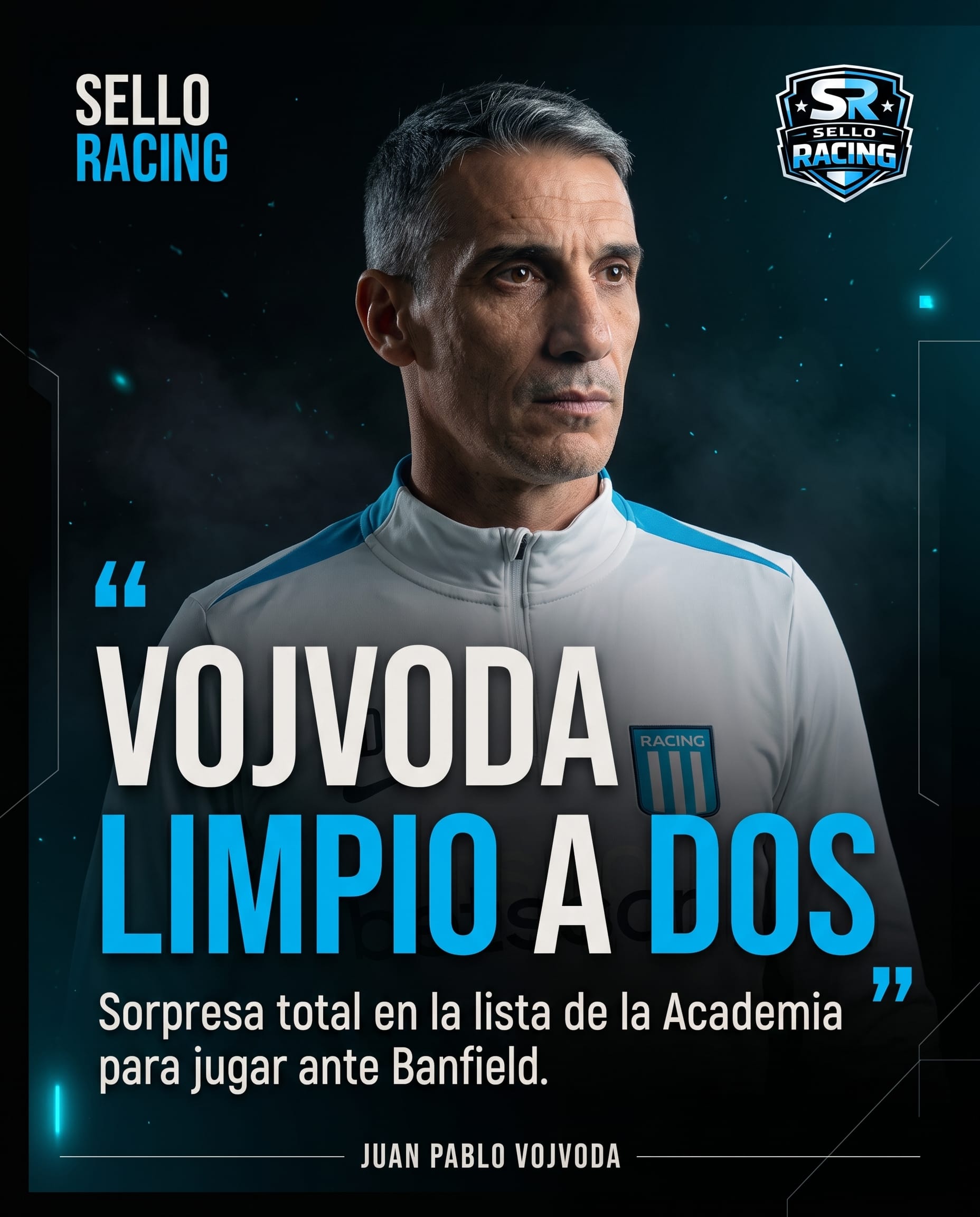 Sorpresa total en Racing: Vojvoda borró a Colombo y Solari para ir a Banfield