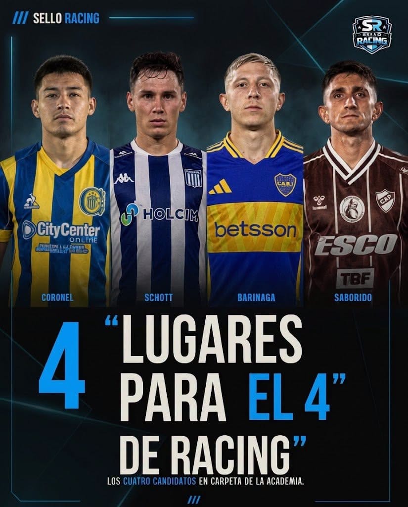 Los cuatro laterales derecho que busca Racing para reemplazar a Gastón Martirena