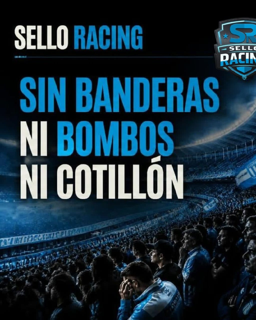 Fuerte sanción para Racing en Santa Fe: la Provincia prohibió banderas, tirantes y cotillón para todo el 2026