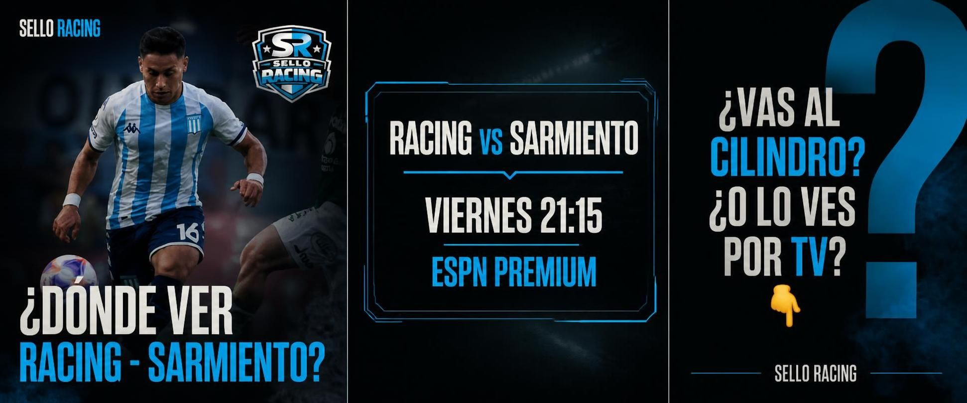 Racing vs. Sarmiento en el Cilindro: hora, TV y cómo ver en vivo el partido por el Clausura