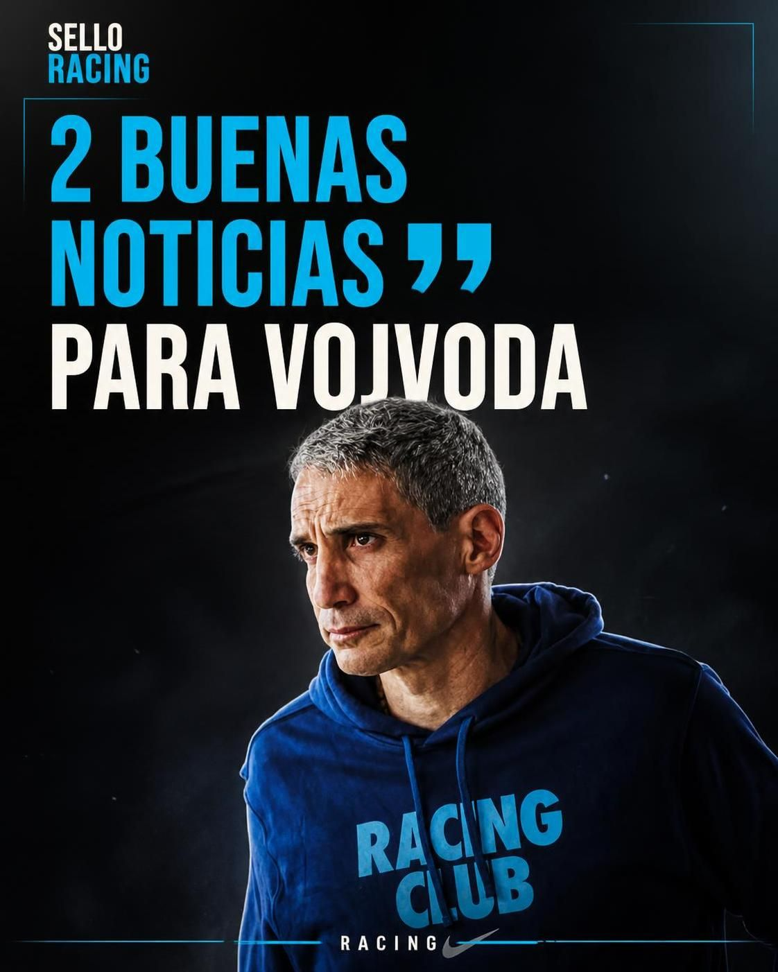 Respira Vojvoda: las dos buenas noticias que recibió Racing pensando en Boca