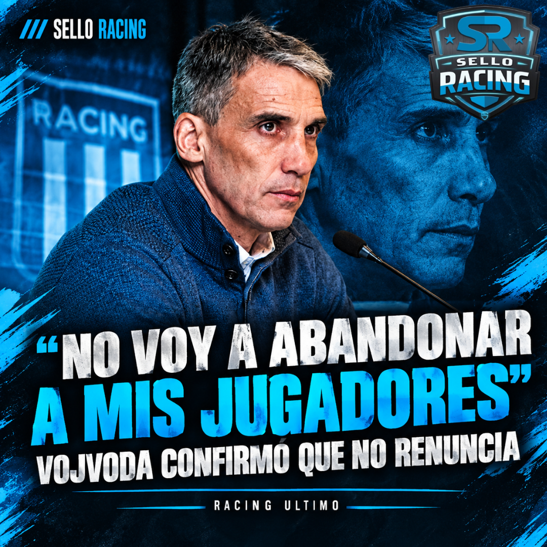 Vojvoda rompió el silencio tras la caída ante Huracán: "No voy a abandonar a mis jugadores"