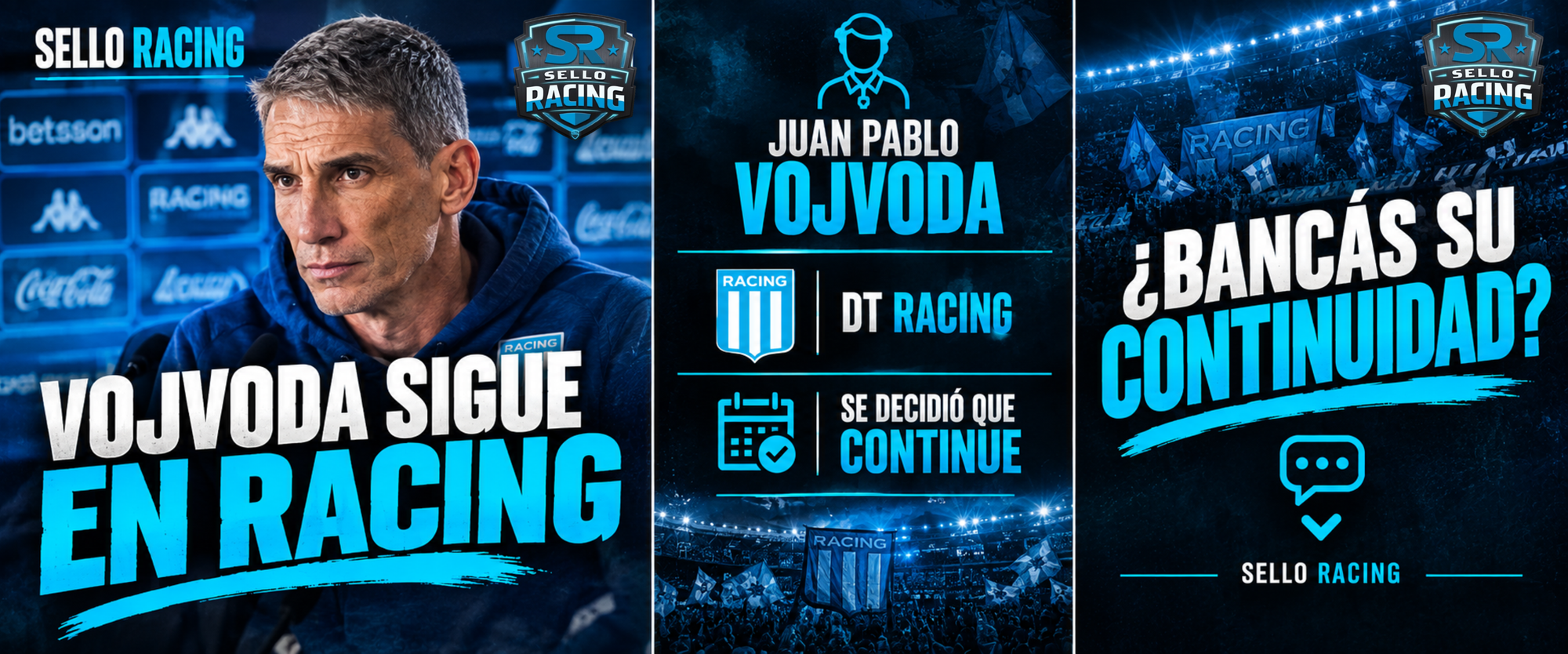 Juan Pablo Vojvoda sigue en Racing: el plantel le dio su respaldo tras una reunión clave